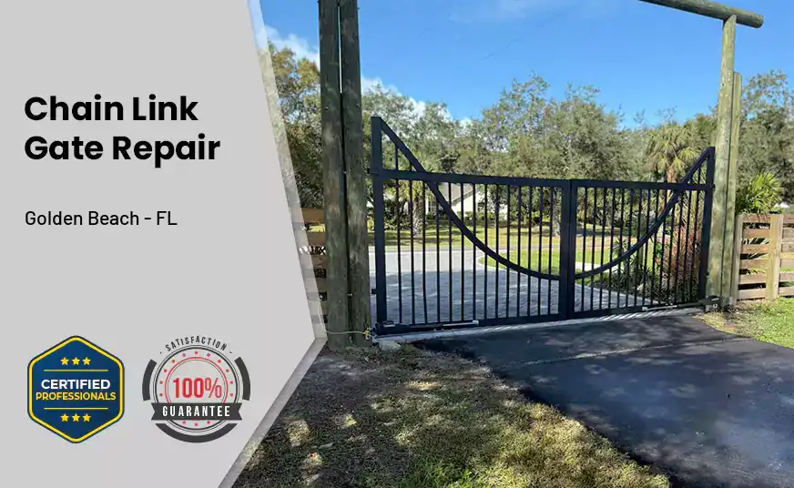 Chain Link Gate Repair Golden Beach - FL