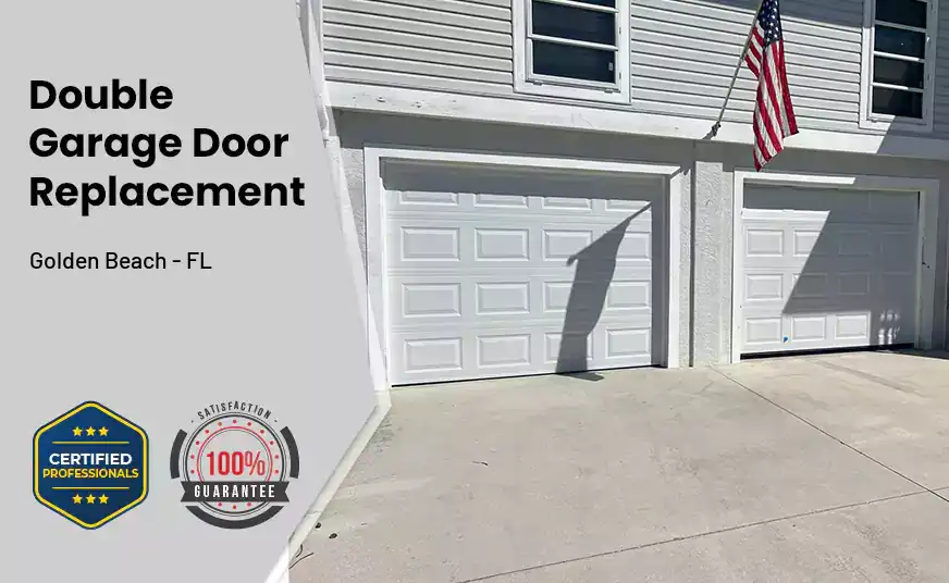Double Garage Door Replacement Golden Beach - FL