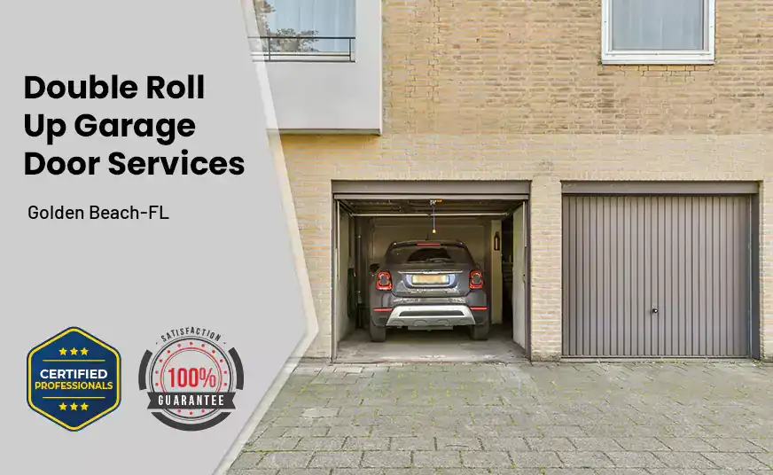 Double Roll Up Garage Doors Golden Beach-FL 