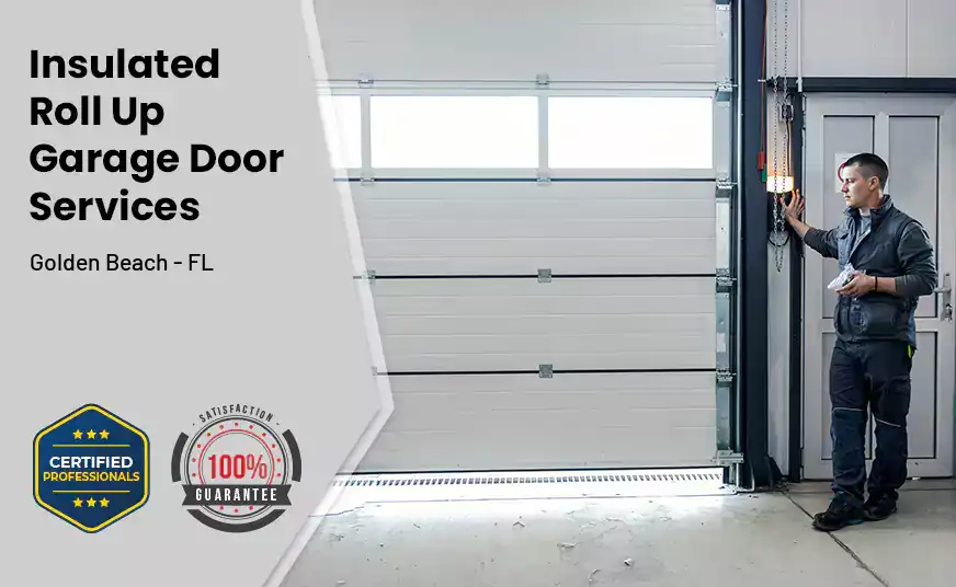 Insulated Roll Up Garage Door Golden Beach - FL