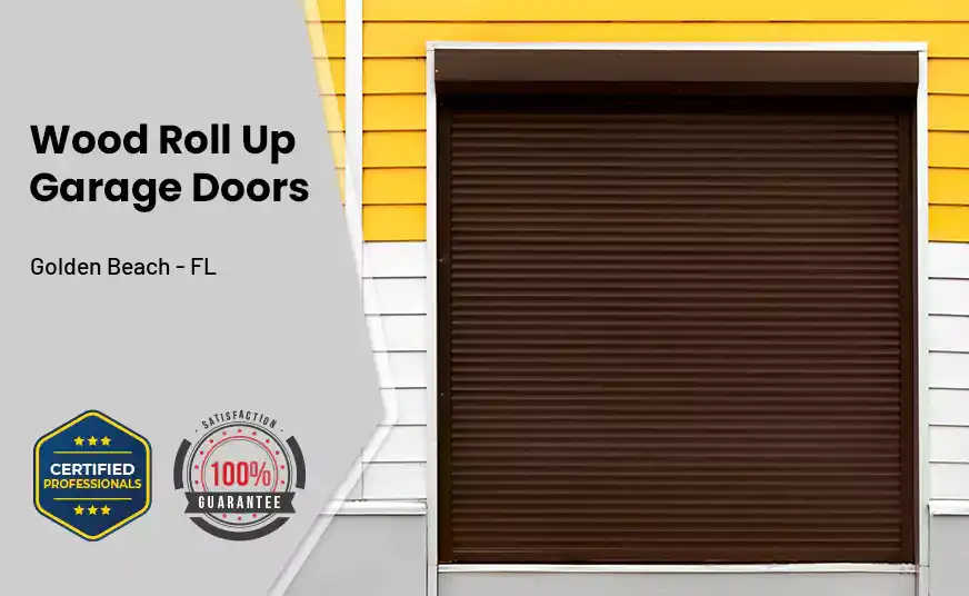Wood Roll Up Garage Doors Golden Beach - FL